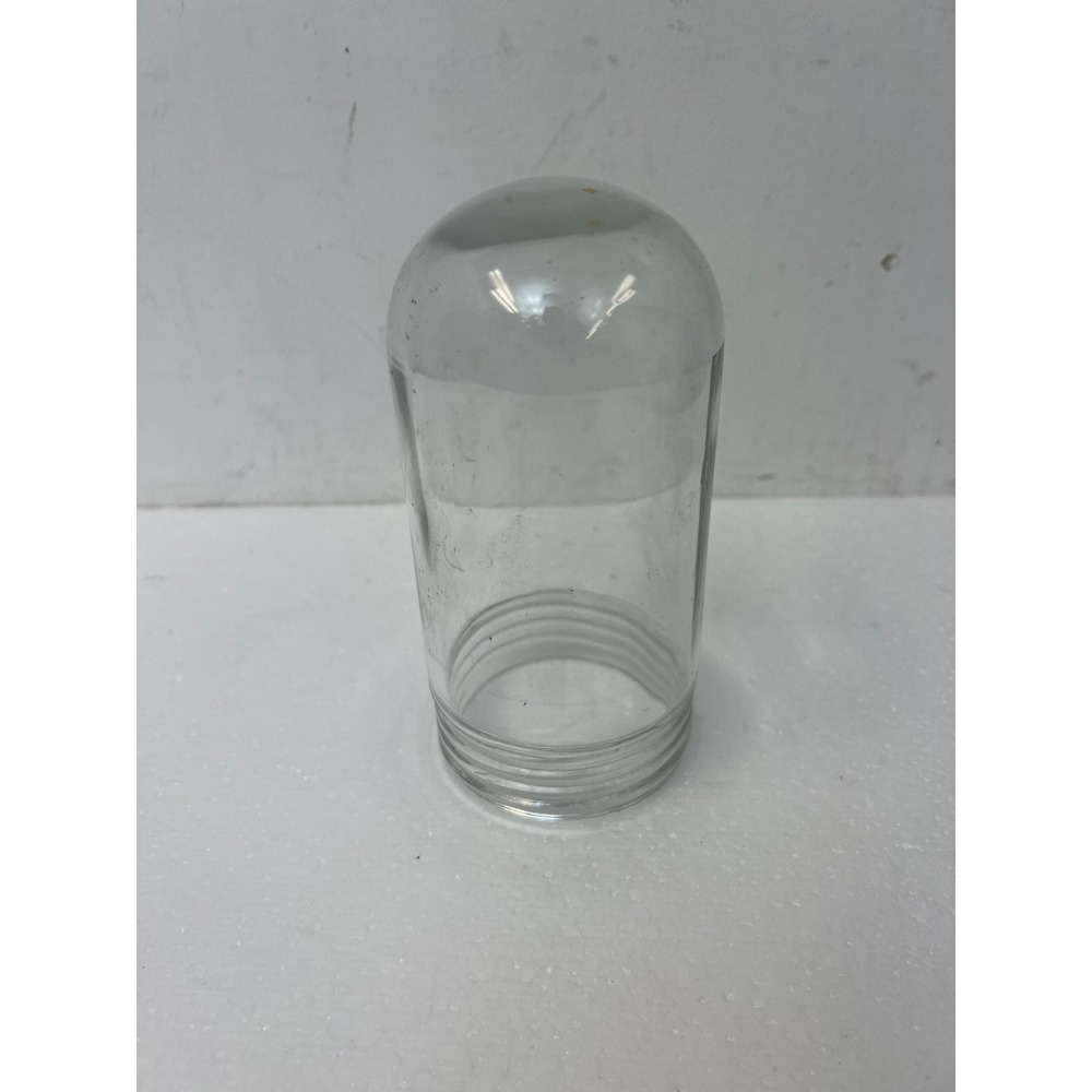 Vintage PGCO Clear Glass Screw On Explosion Proof Light Globe 6" Replacement